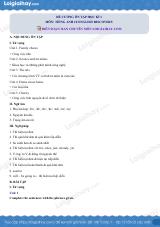 Đề cương ôn tập HK1 tiếng Anh 10 english discovery có đáp án